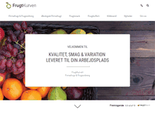 Tablet Screenshot of frugtkurven.dk